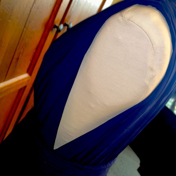 🆕NWT LULU’S Navy Blue Maxi DRESS💙Size Medium⭐️Brand NEW with Tags!!⭐️ - Picture 7 of 13